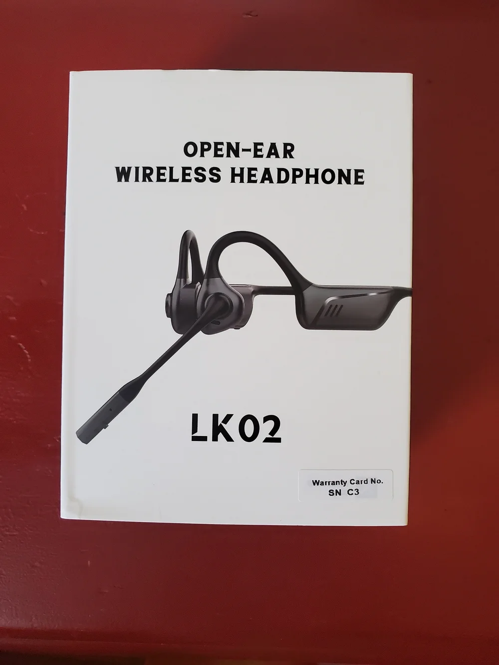 LK02 Open-Ear Wireless Headphone - Black